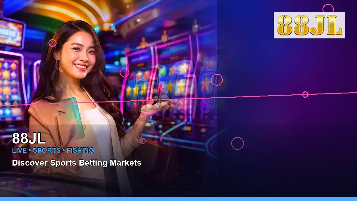 88JL party online slot games featuring an adult Filipina casino host with a left-framed composition